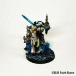 Warhammer figures by Scott Burns, 'film-free' clan decals by Custom Model Decals Warhammer figures by Scott Burns, 'film-free' clan decals by Custom Model Decals